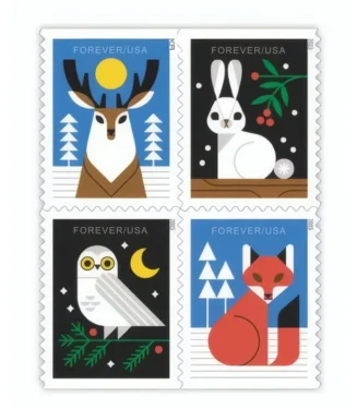 Winter Woodland Animals 2023
