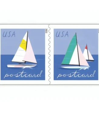 Sailboats Postcard 2023