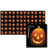 jack-o-lanterns-press-sheet-with-die-cuts-jack-o-lanterns-2016-united-states-postage-stamp-jack-o-lanterns