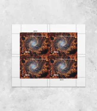 2025 Spiral Galaxy Priority Mail Postage Stamps