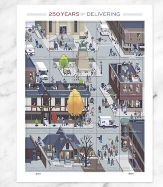 250 Years of Delivering Stamps 2025